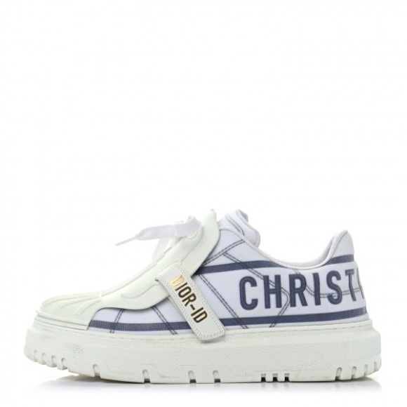 Dior Shoes - Christian Dior-ID Sneaker White and French Blue Technical Fabric Size 39 Womens